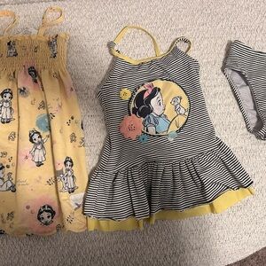 Disney Animations Snow White swimsuit and cover-up Set for toddlers